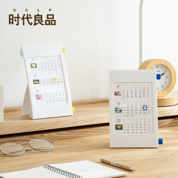 Plastic Calendar 2025 Plastic Calendar 2025 Locate the calendar High appearance level desk face simple calendar new desk calendar record ornaments