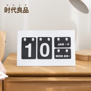 Plastic Calendar 17-pages Plastic Calendar 17-pages Simple and creative ins perpetual calendar learning office multifunctional countdown DIY high beauty desktop hanging piece