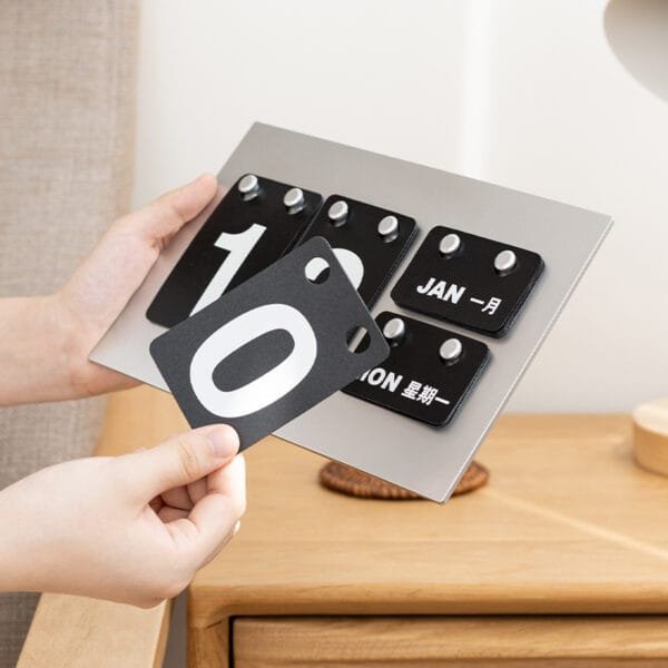 Plastic Calendar  17-pages Simple and creative ins perpetual calendar learning office multifunctional countdown DIY high beauty desktop hanging piece