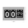 Plastic Calendar  17-pages Simple and creative ins perpetual calendar learning office multifunctional countdown DIY high beauty desktop hanging piece