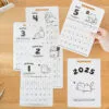2-uses Plastic Calendar 2025 self-discipline plan calendar is a new office desk ornament creative calendar notebook