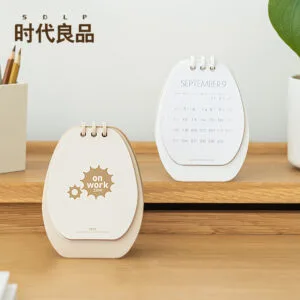 3-color mini calendar 2025 small fresh desk calendar Simple notepad able top creative cute small ornaments