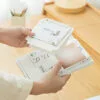 2-sides Desk calendar 2025 Simple desktop desk calendar ornaments Creative page turning Portable compact PP plastic calendar