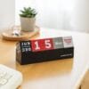 2-size plastic calendar Creative and simple DIY flip-able plastic calendar square perpetual calendar office desk calendar fun ornament