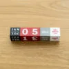 4/5 blocks calendar stand Simple plastic square calendar creative square flip through the ages calendar table ornament