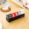 4/5 blocks calendar stand Simple plastic square calendar creative square flip through the ages calendar table ornament