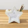 Star-Shaped Calendar 3-colors Star-Shaped Calendar 3-colors Desktop fun ornaments Multi-function creative desk calendar Office storage pen holder