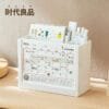 Desk Calendar 4-styles High appearance level pen holder Cute planning desk calendar Plastic pen barrel Desktop storage content