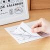 photo frame calendar 12-months 2025 small desk calendar frame Little Fresh plan notepad Student desktop calendar creative ornaments