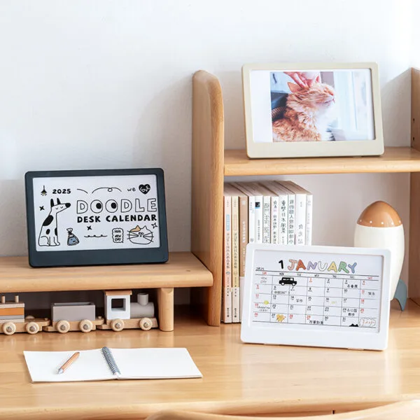 photo frame calendar 12-months 2025 small desk calendar frame Little Fresh plan notepad Student desktop calendar creative ornaments