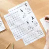 2025 photo frame calendar Student notepad Creative platform calendar Office desktop punching card display Student notepad