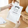 2025 photo frame calendar Student notepad Creative platform calendar Office desktop punching card display Student notepad