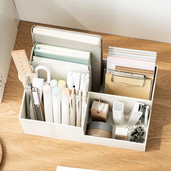Optional Cosmetics Storage Box 5-Colors Simple Modern Desktop Large-Capacity Storage Storage Artifact