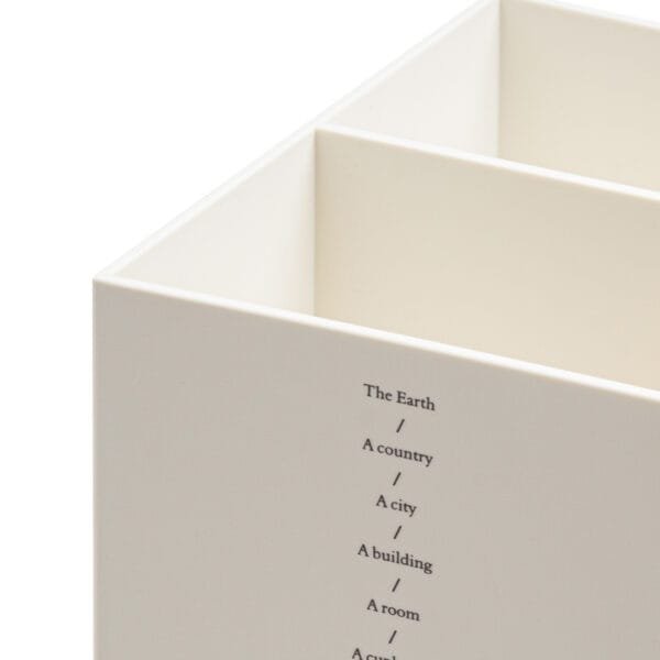 3-Lattice Plastic Placement Box Pen Holder Office Desk Table Partition Storage Box  Study Stationery