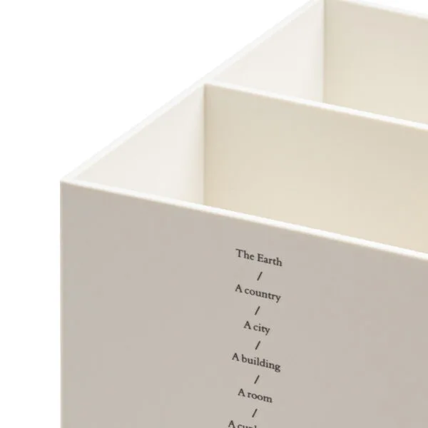 3-Lattice Plastic Placement Box Pen Holder Office Desk Table Partition Storage Box  Study Stationery