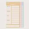 13-inner pages Planner Board Customizable self-discipline punch card Creative Plastic material student stationery