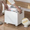Storage Box With 4 Wheels Simple Student Desk With Wheels Large Capacity Plastic Daily Use Children's Toys Storage Box