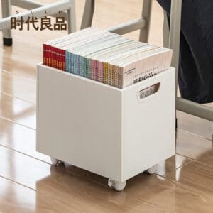 4-Color Books Storage Box Heavy Bearing Stability Bring Hands On Both Sides Clean Tidy Books Take Convenient