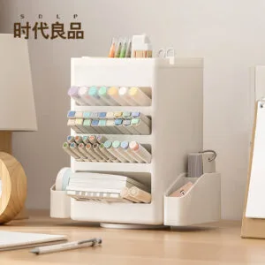 Rotating Planner Board 7-day plan New upgrade Learn to manage the punch card device Bring pen holder punch Student time management table