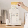 11-squares Rotating Planner Board Stationery supplies Pupils gift Christmas present Table-top plastic pen-holder storage box