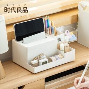 4-Split Paper Towel Box 4-Split Paper Towel Box Home High Quality Living Room Tissue Box Collection Creative Bathroom Napkin Box
