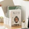 2024 Hot-Selling Plastic Book Stand 2024 Hot-Selling Plastic Book Stand Student Book File Storage Box Desktop Magazine Book Data File Storage