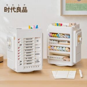 Rotating Planner Board 2-modes New visual timer Self-discipline clock-in timer Students do the problem solving time manager