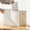 2-Handle Storage Box 2-Handle Storage Box Folding Simple Book Storage Box Home Wardrobe Clothing Storage Box Organizing Box Storage