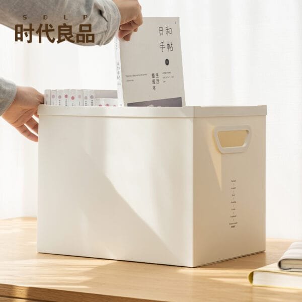 2-Handle Storage Box 2-Handle Storage Box Folding Simple Book Storage Box Home Wardrobe Clothing Storage Box Organizing Box Storage