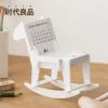 cartoon calendar 6-pages Creative DIY2025 Year calendar personalized wooden horse page-turning calendar fun cartoon toys as gifts