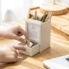 4-functions Plastic Calendar 4-functions Plastic Calendar Multi-function pen holder, simple calendar pen bucket, children's office desk creative storage shelf