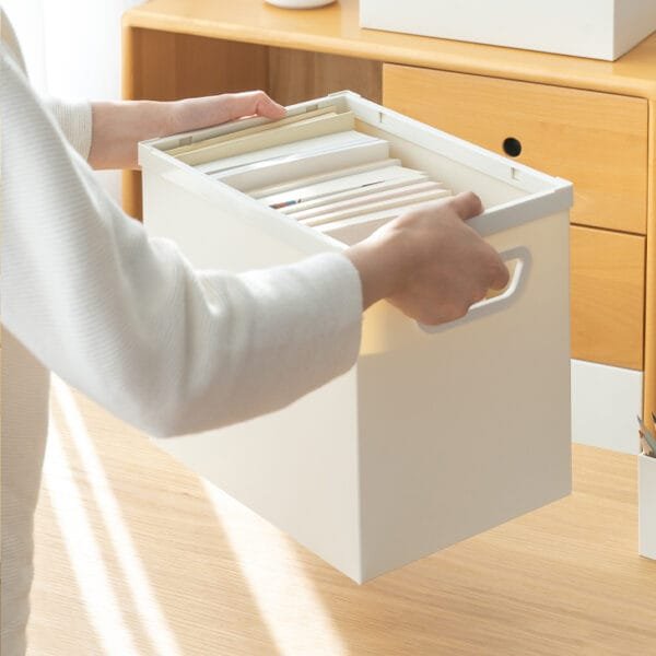 Book Storage Boxes 2-sizes High School Special Table Under The Table Storage Box Sorting Box Storage Artifact