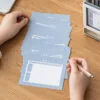 Desk Calendar 5-colors Rotary plastic pen holder storage box 2025 Calendar Office desktop creative storage