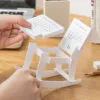 Trojan calendar 2025 Small PS calendar table setting diy cartoon shaped table area wood toys water proofing