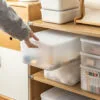 Covered Storage Box 3-Specifications Book Storage Box Large Capacity Storage Box  Students Store Daily Necessities