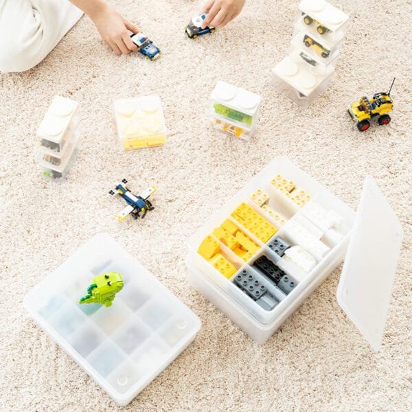 2-Specifications Jewelry Storage Box Cosmetic Storage Box Office Desk Small Miscellaneous Plastic Cute Snack Clips Organization