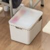 2-Side Handle Daily Necessities Storage Box Increase Capacity Classify  Storage Daily Various Specifications Large Opening Design Convenient Taking Out