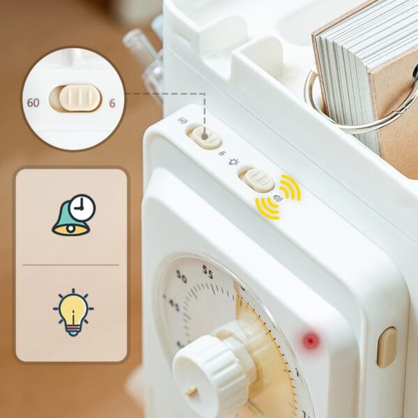 Rotating Planner Board 2-modes New visual timer Self-discipline clock-in timer Students do the problem solving time manager