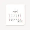 4-functions Plastic Calendar 4-functions Plastic Calendar Multi-function pen holder, simple calendar pen bucket, children's office desk creative storage shelf