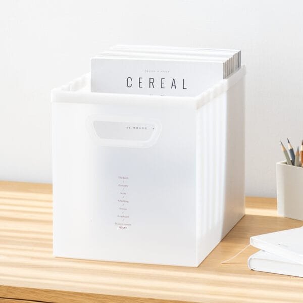 Book Storage Boxes 2-sizes High School Special Table Under The Table Storage Box Sorting Box Storage Artifact