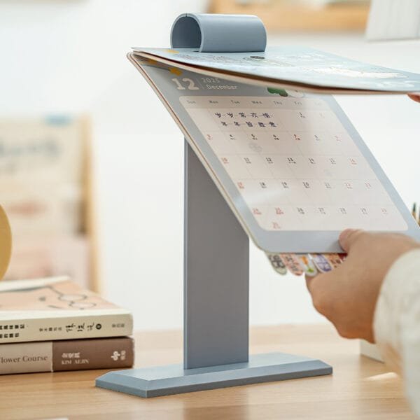 Desk Calendar 7-styles Cartoon new calendar stand 2025 creative student desk plan check-in calendar fun calendar