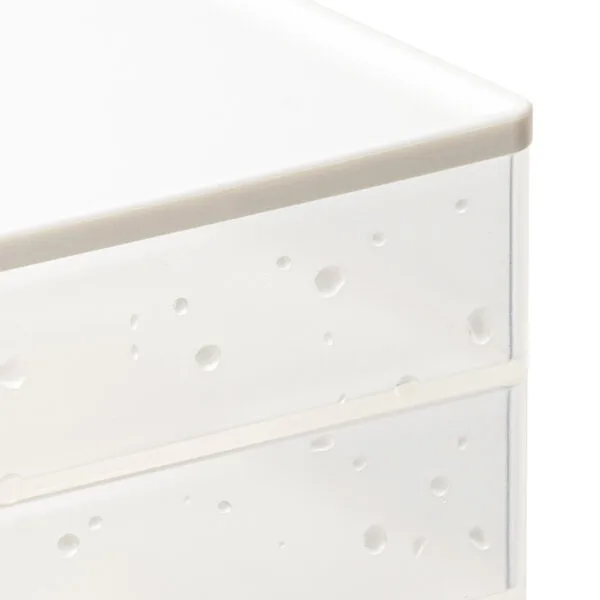 4-color Rotating Storage Box Transparent Rotating Stationery Office Desk Rack Desktop Finishing