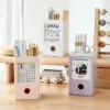 Plastic Calendar 12-months drawer pen holder with high appearance, a desk calendar ornament  multifunctional square pen bucket storage
