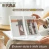 6-inch photo album Transparent simple photo album  photos large capacity family photos  graduation albums