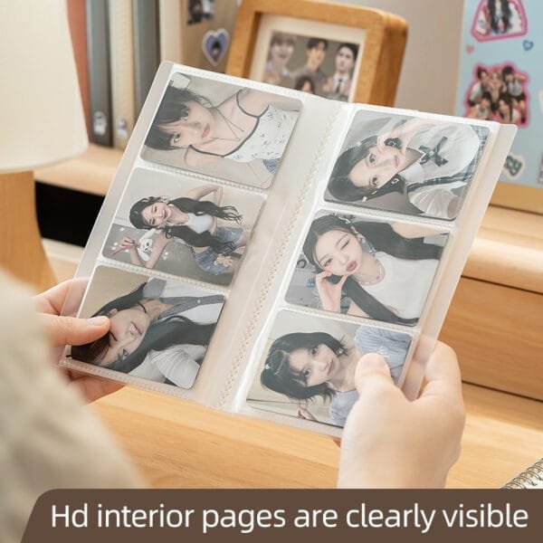 card storage box​ 120-position business card book office card holder transparent card book wholesale Polaroid photo album