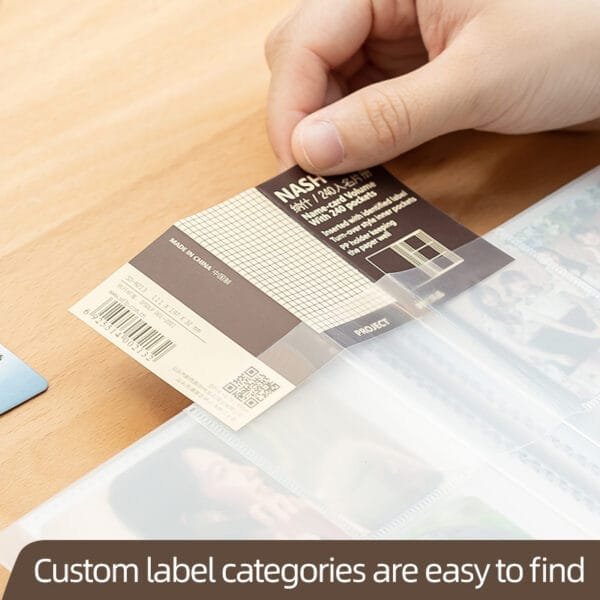 card storage box​ 120-position business card book office card holder transparent card book wholesale Polaroid photo album