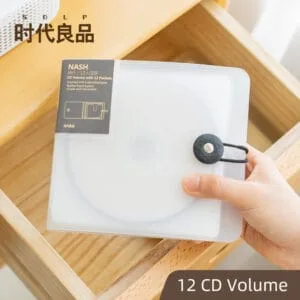 plastic cd storage 6-colors plastic cd storage 6-colors Large capacity CD storage box Optical disc classification storage non-woven fabric material plastic storage box
