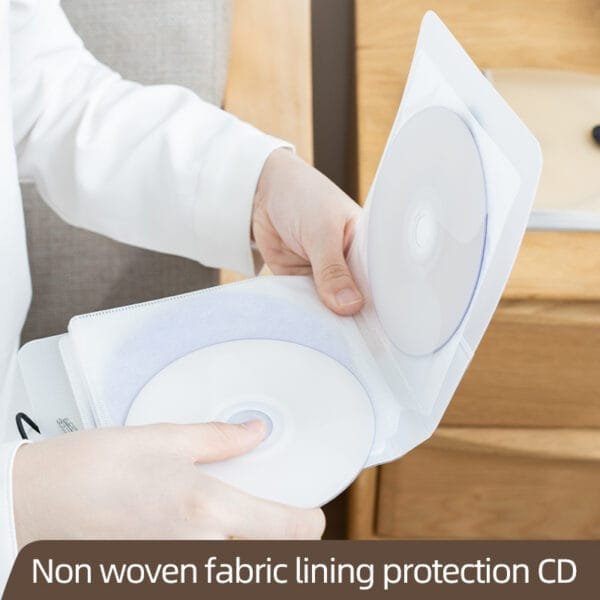 plastic cd storage 6-colors plastic cd storage 6-colors Large capacity CD storage box Optical disc classification storage non-woven fabric material plastic storage box