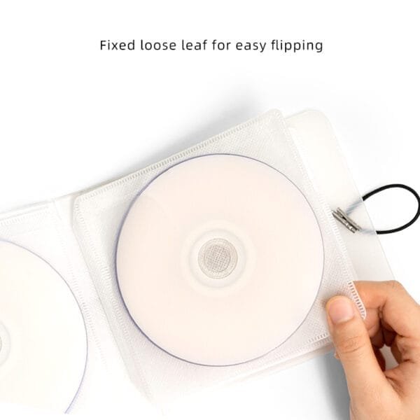 CD case 12-piece CD case 12-piece Simple DVD disc box home CD package storage book CD car portable plastic storage box