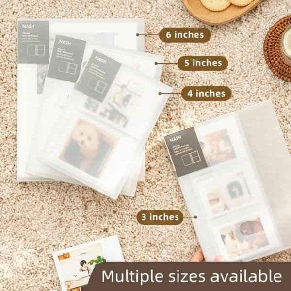 photo albums 4-sizes photo albums 4-sizes wedding photo album book digital photo album Transparent plastic large capacity multi-specification photo album